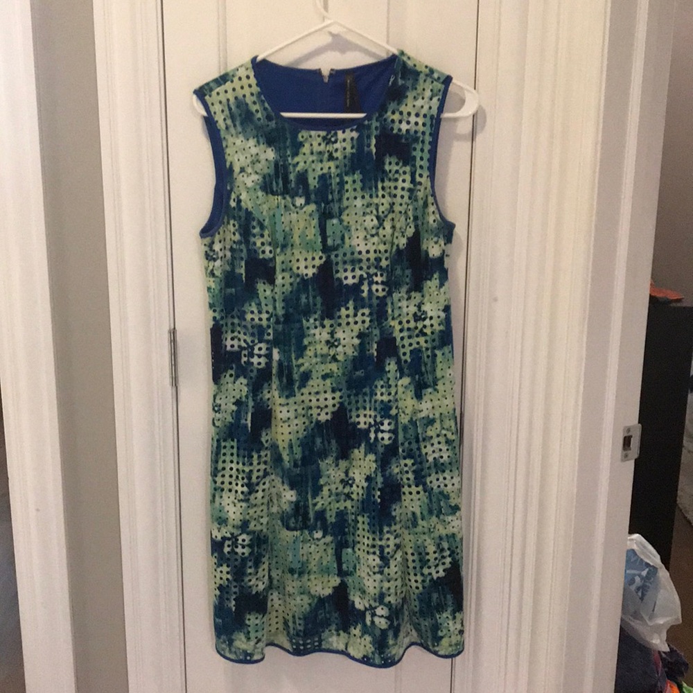 Multi color sleeveless dress